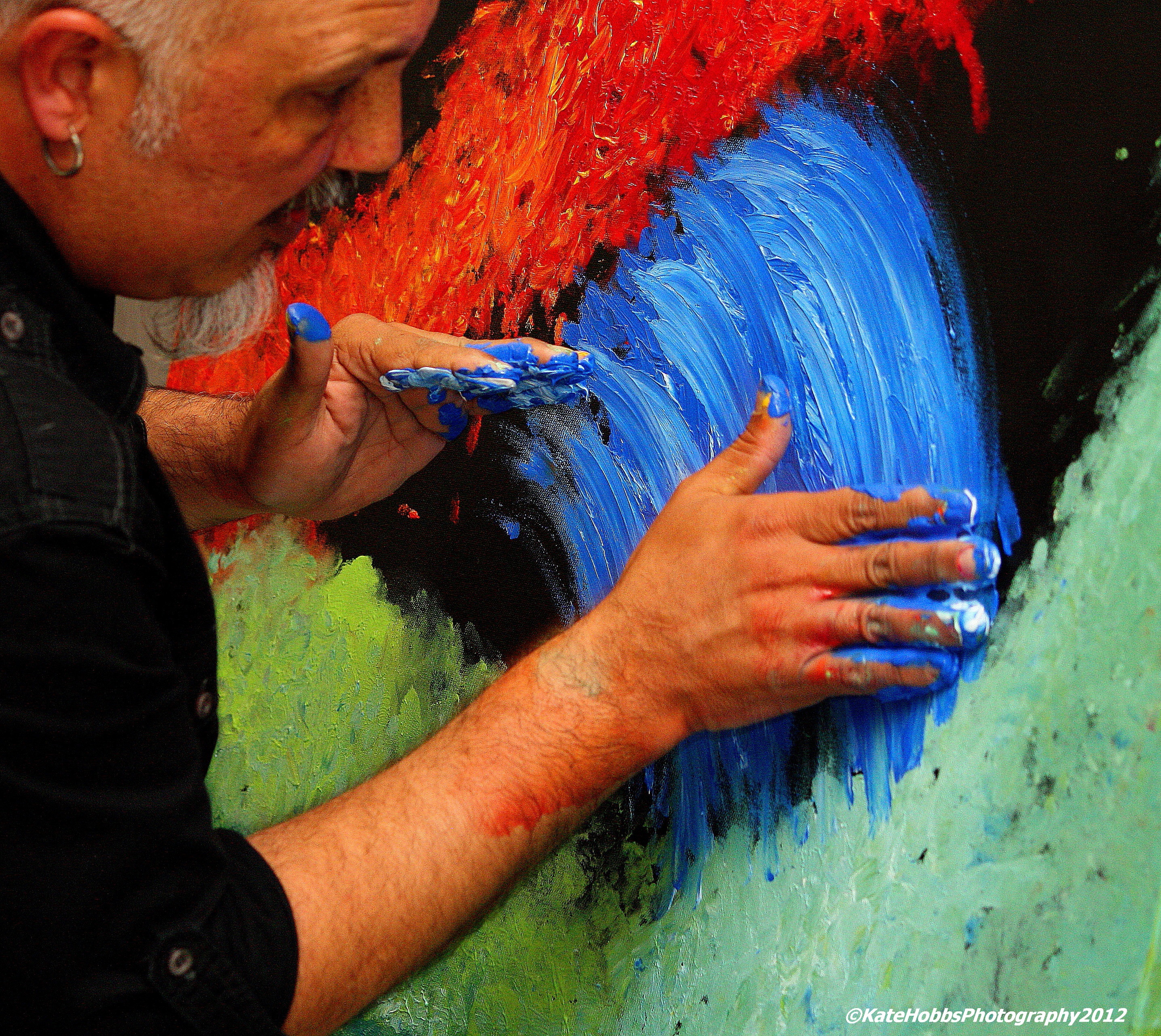 artist at work